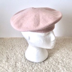 Authentic Burberrys' Vintage Wool French Beret Hat